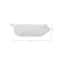 Hello Honey® 12.5" White Ceramic Pig Shaped Bowl